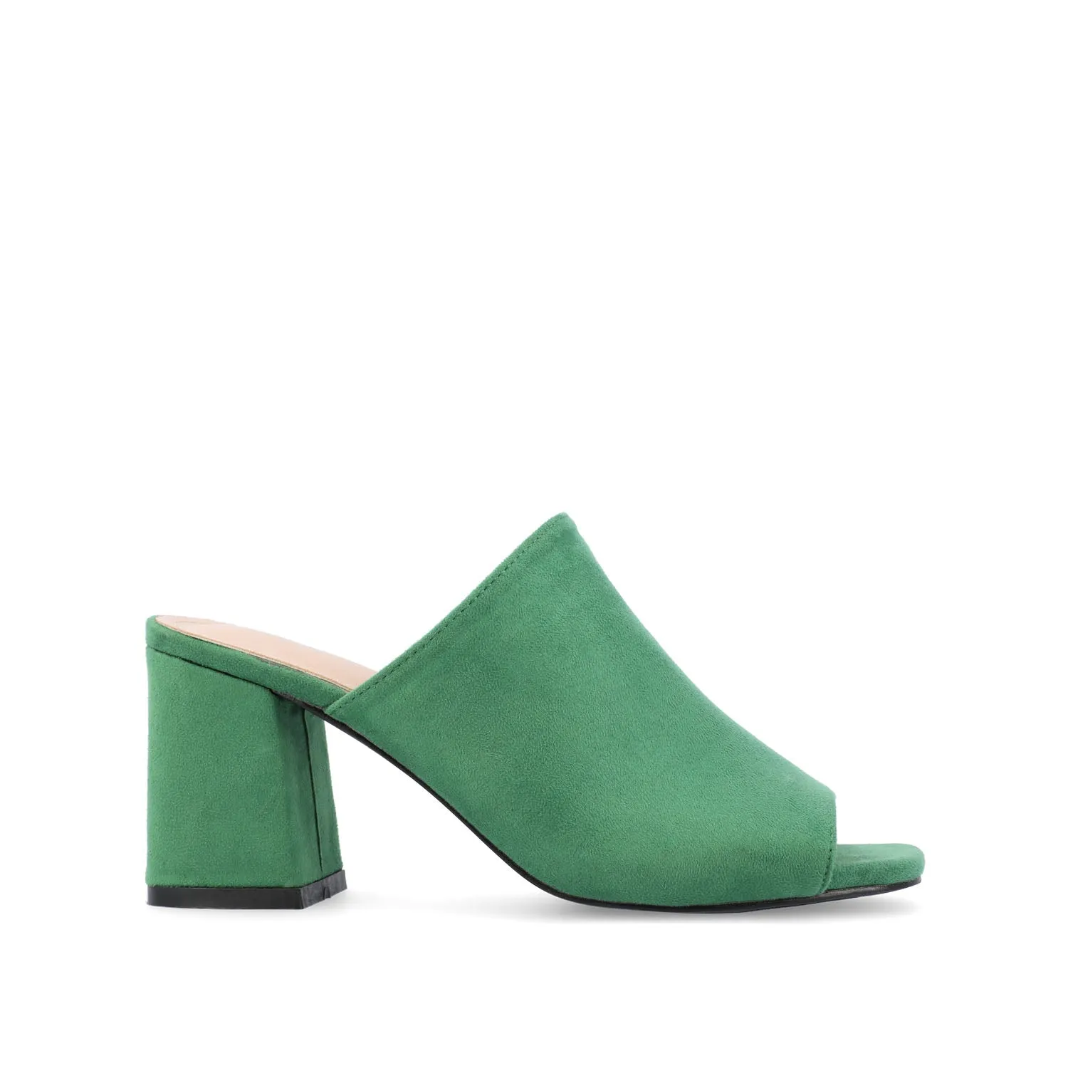 ADELAIDE MULE BLOCK HEELS IN WIDE