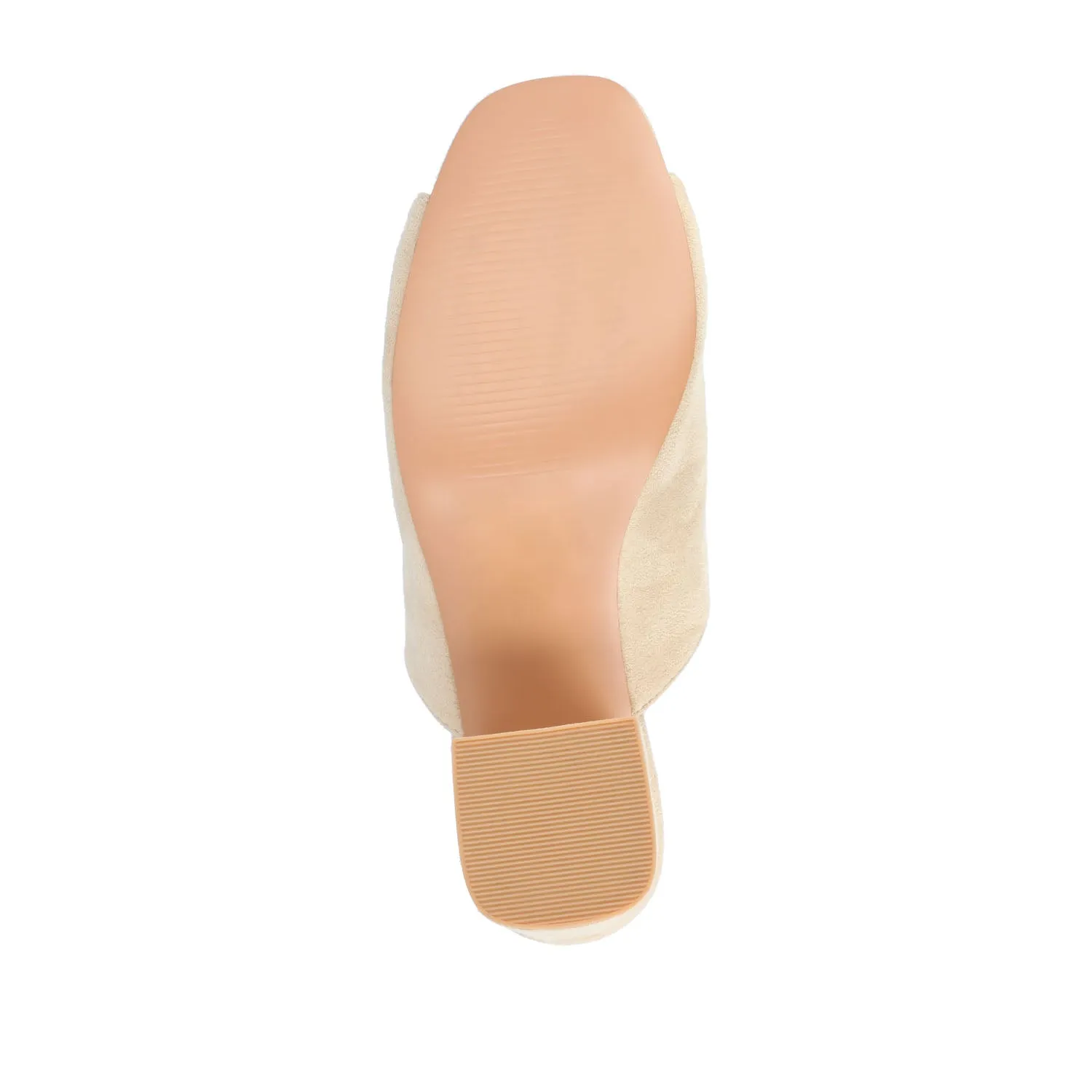 ADELAIDE MULE BLOCK HEELS IN WIDE
