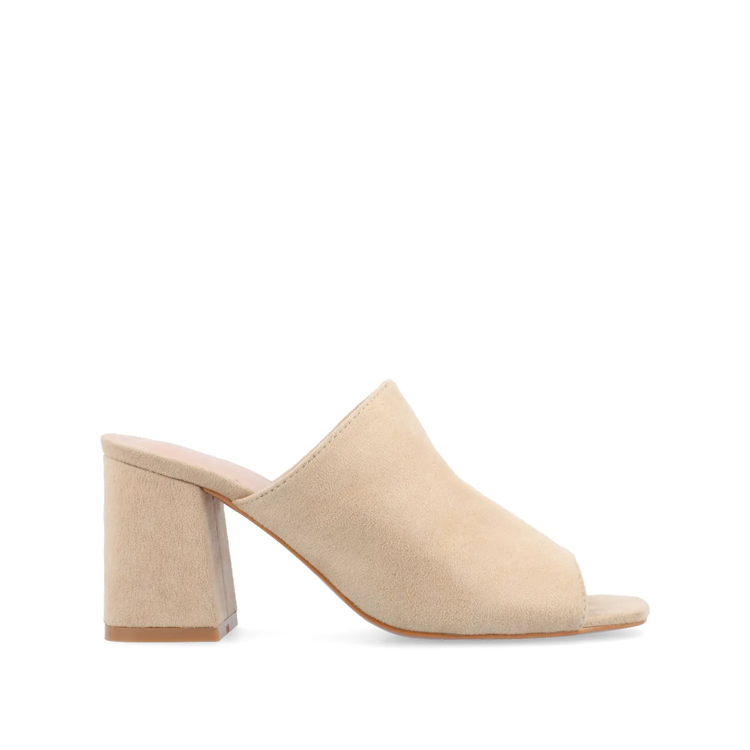 ADELAIDE MULE BLOCK HEELS IN WIDE