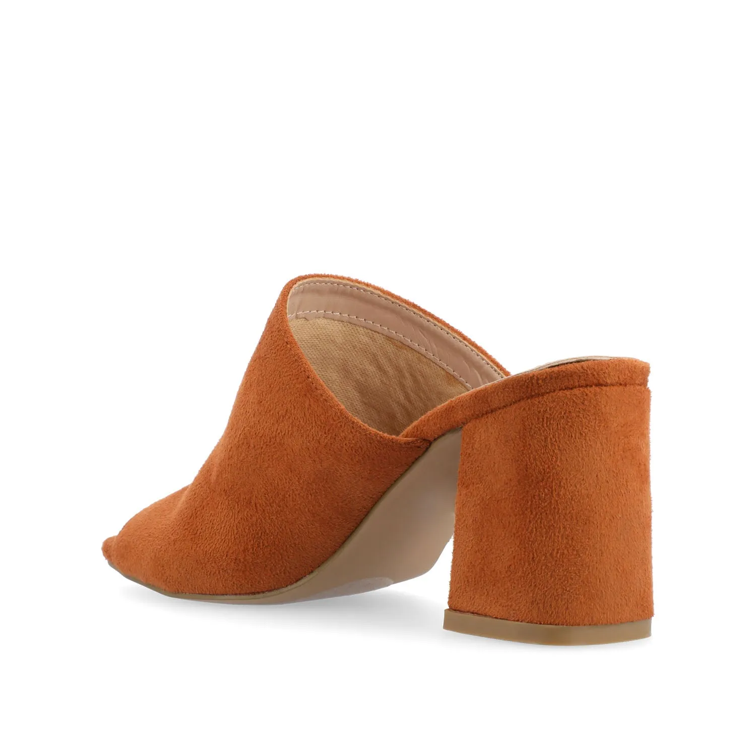 ADELAIDE MULE BLOCK HEELS IN WIDE