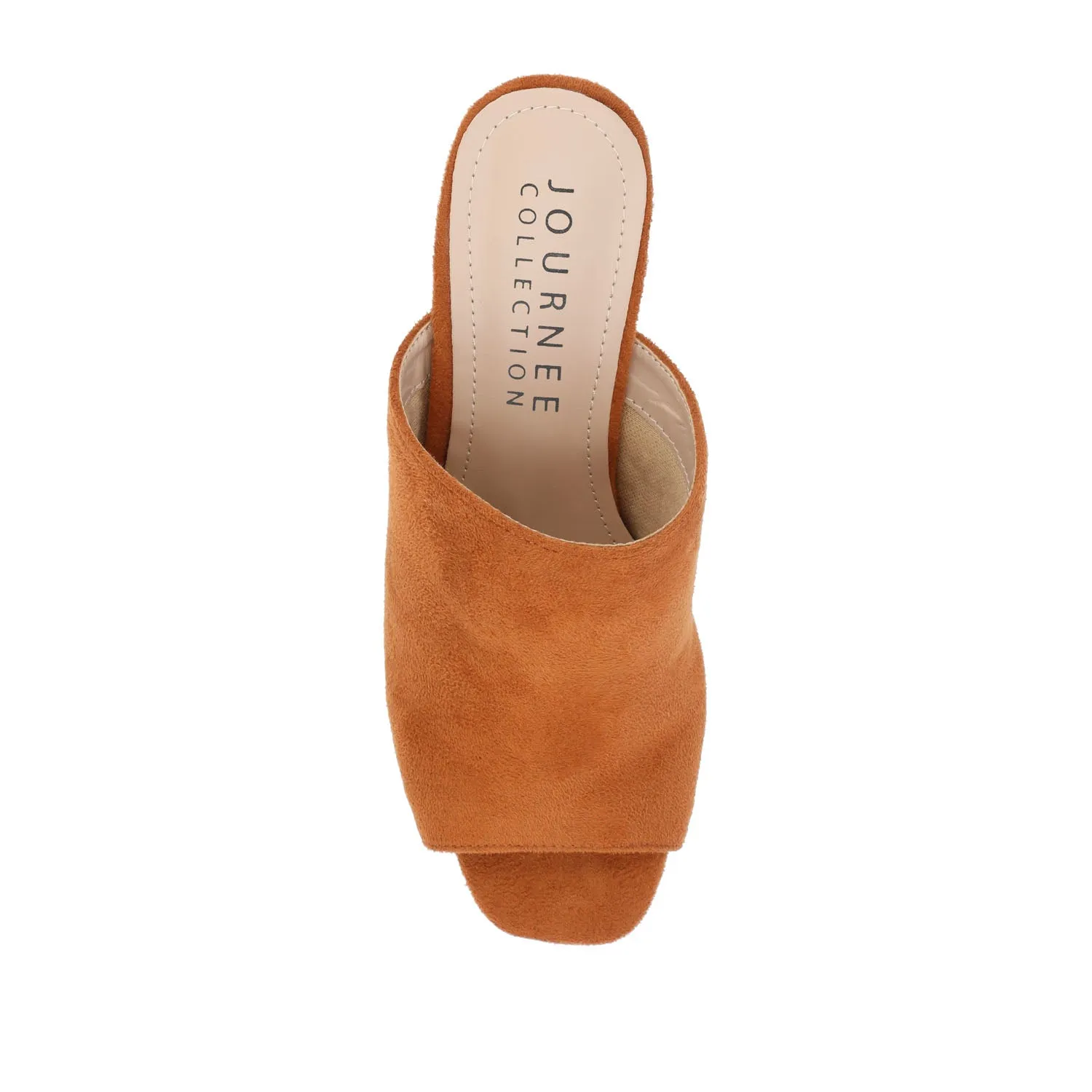 ADELAIDE MULE BLOCK HEELS IN WIDE