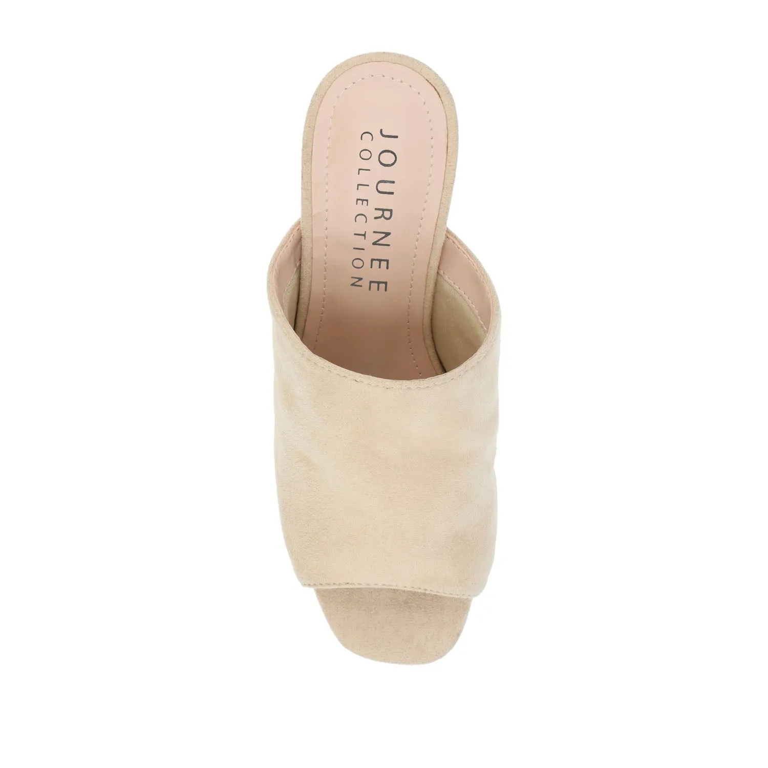 ADELAIDE MULE BLOCK HEELS IN WIDE