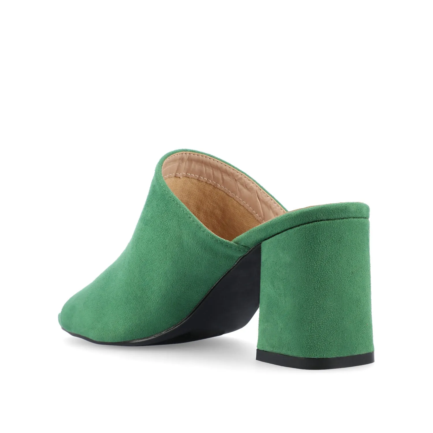 ADELAIDE MULE BLOCK HEELS IN WIDE