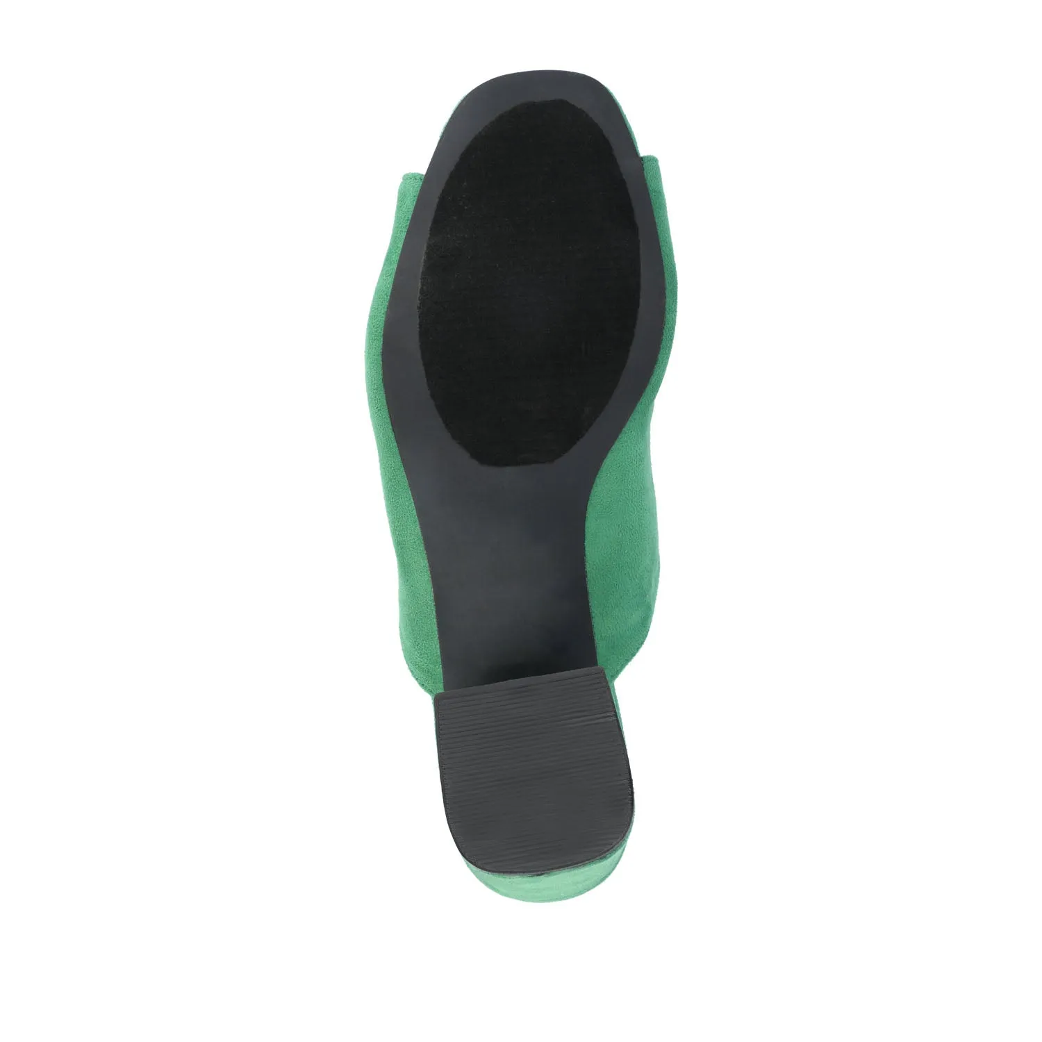 ADELAIDE MULE BLOCK HEELS IN WIDE