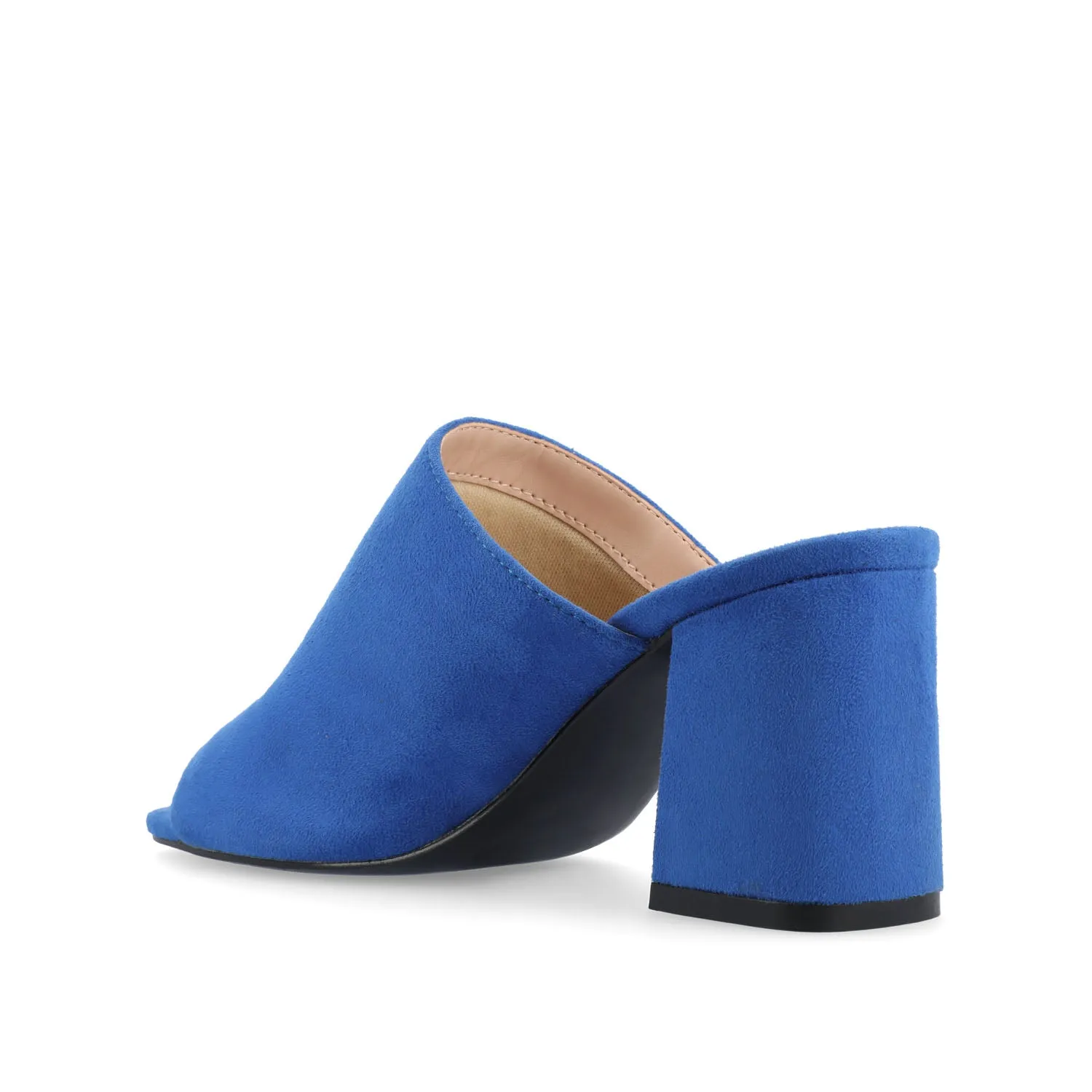 ADELAIDE MULE BLOCK HEELS IN WIDE