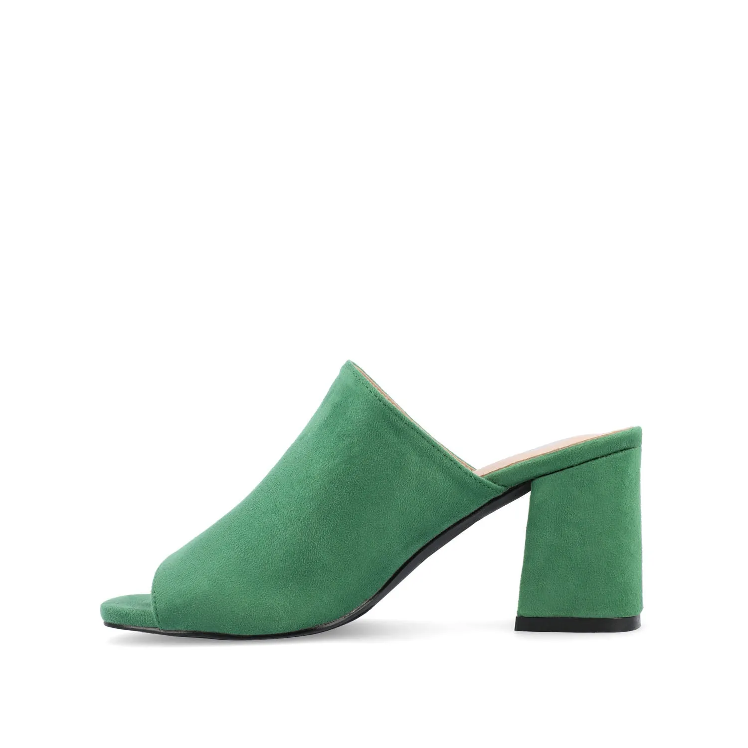 ADELAIDE MULE BLOCK HEELS IN WIDE