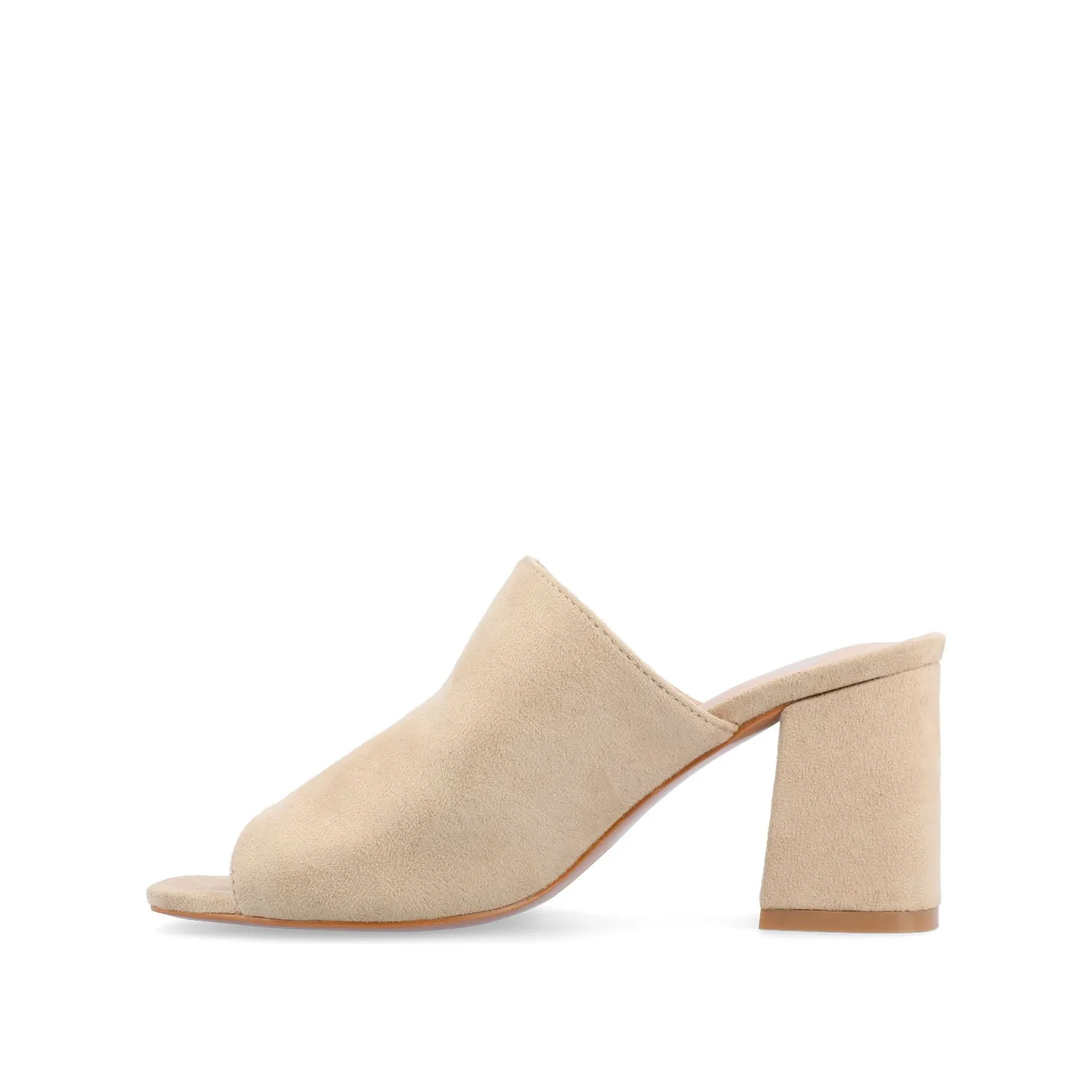 ADELAIDE MULE BLOCK HEELS IN WIDE