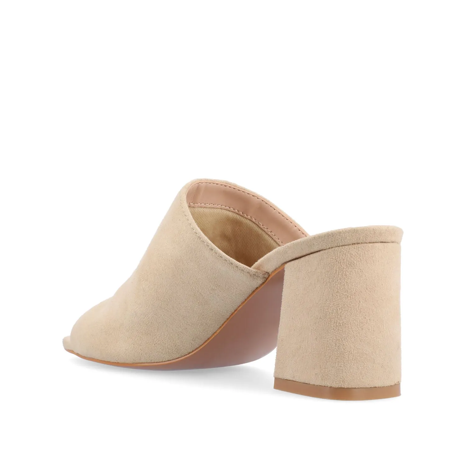 ADELAIDE MULE BLOCK HEELS IN WIDE