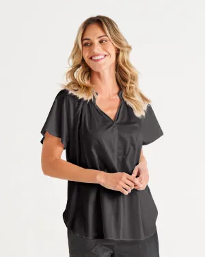 Betty Basics Victoria Blouse Black