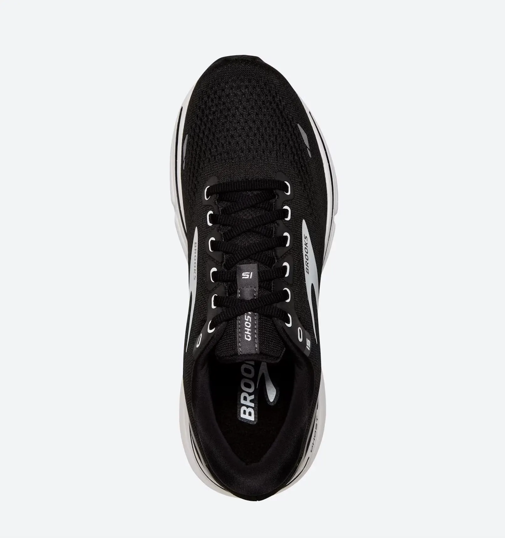 Brooks Womens Ghost 15- Black/Blackened Pearl/White (1203801B012)