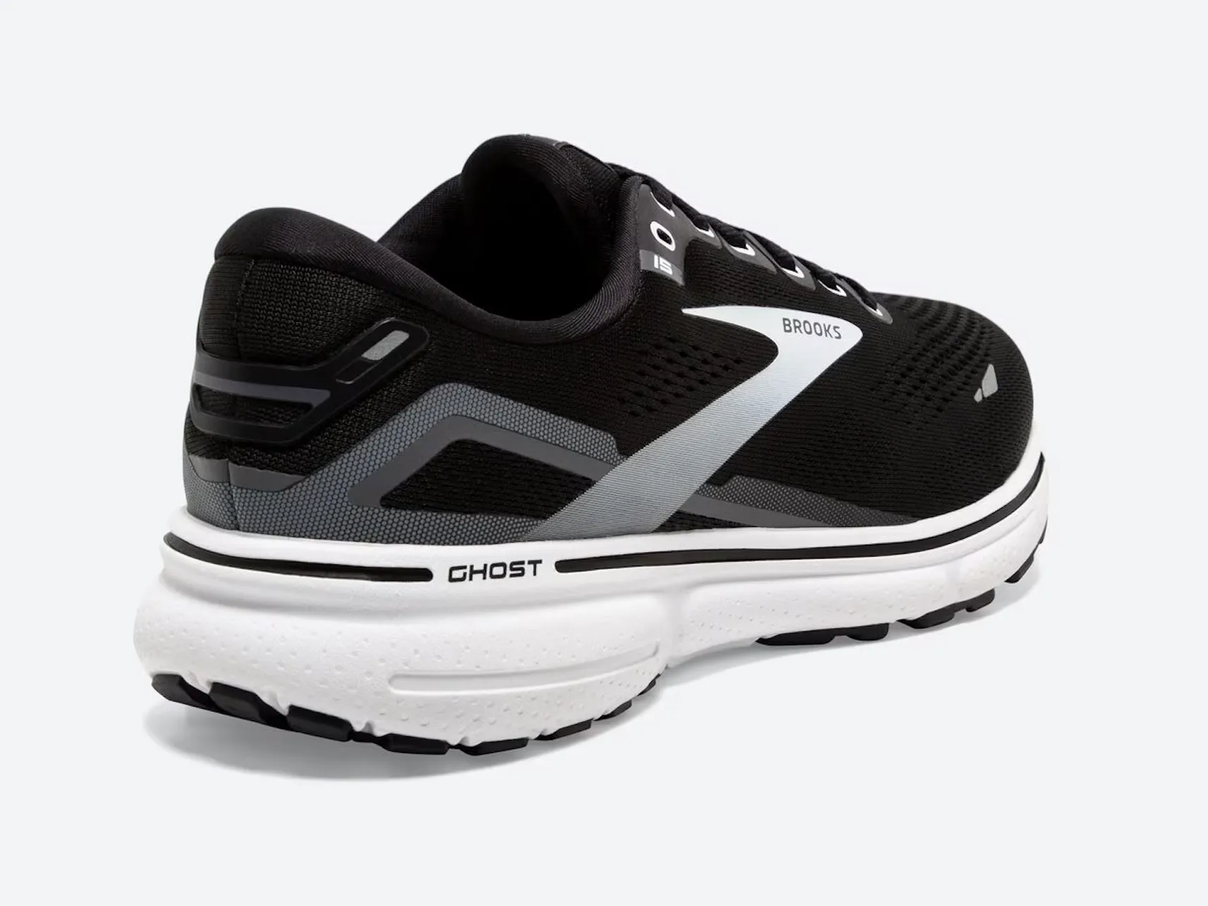 Brooks Womens Ghost 15- Black/Blackened Pearl/White (1203801B012)