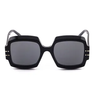 Dior Black Oversized DiorSignature S1U Tinted Sunglasses