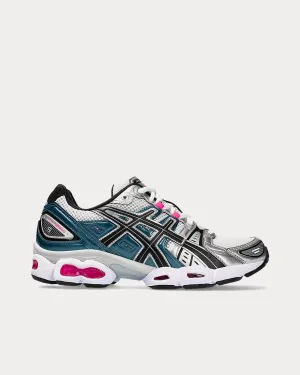 Gel-Nimbus 9 White / Pink Glo Low Top Sneakers