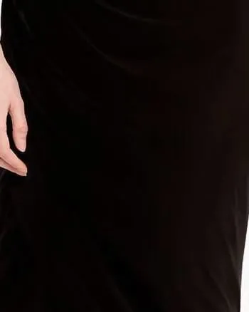 High Twist Ruched Dress in Black Onyx | Black Onyx