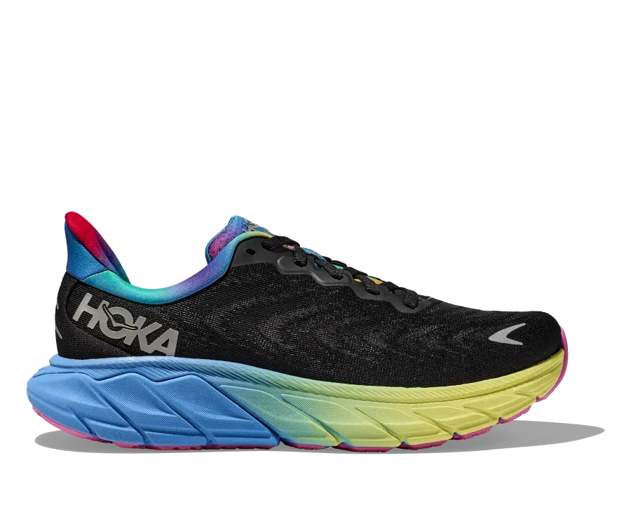 Hoka Womens Arahi 6- Black/Silver (1123195-BKSV)