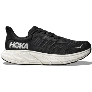 Hoka Women's Arahi 7 Wide Fit Running Shoes Black / White