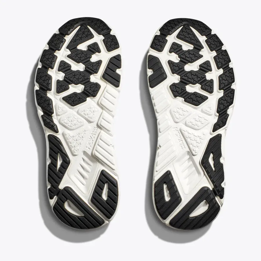 Hoka Women's Arahi 7 Wide Fit Running Shoes Black / White