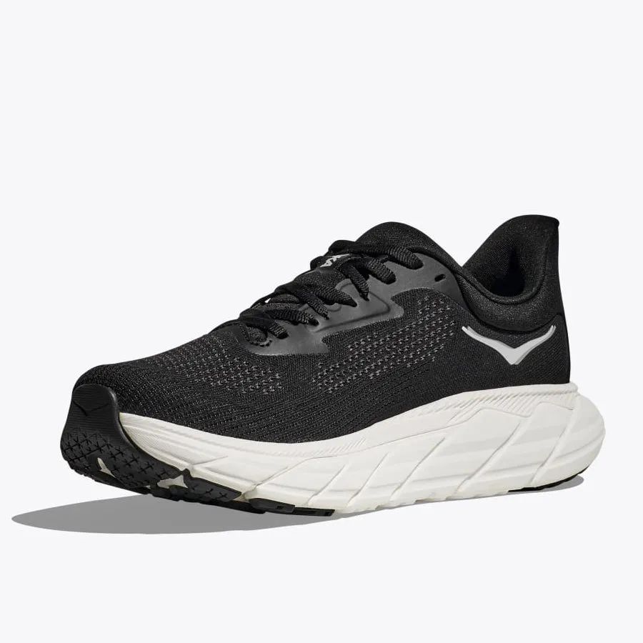 Hoka Women's Arahi 7 Wide Fit Running Shoes Black / White
