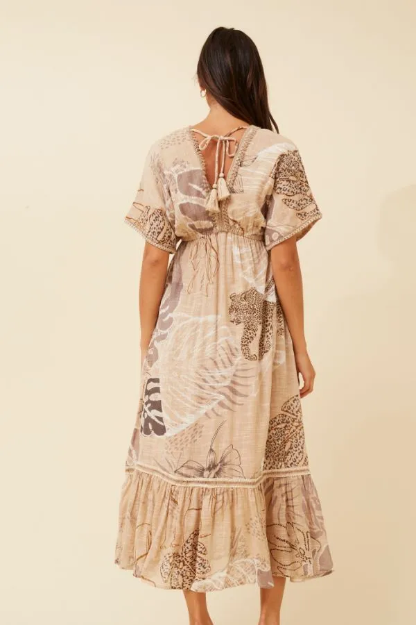 Isla Botanical Print Dress