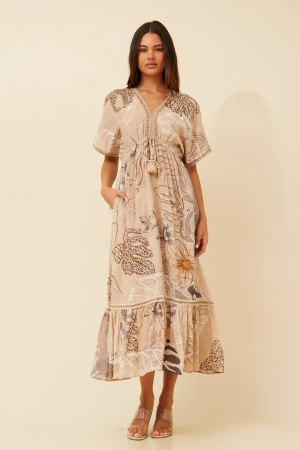 Isla Botanical Print Dress