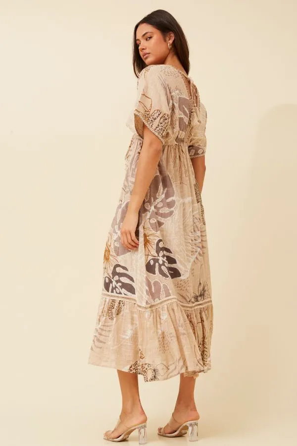 Isla Botanical Print Dress