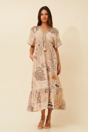 Isla Botanical Print Dress