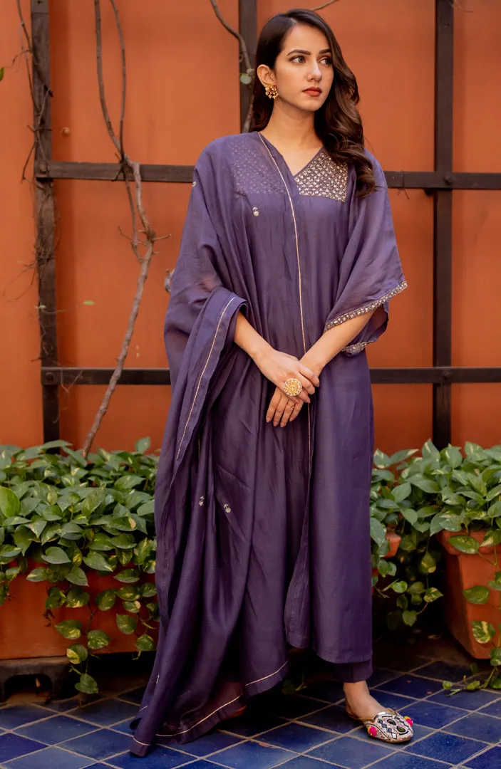 KAFTAN WITH TROUSER & DUPPTA