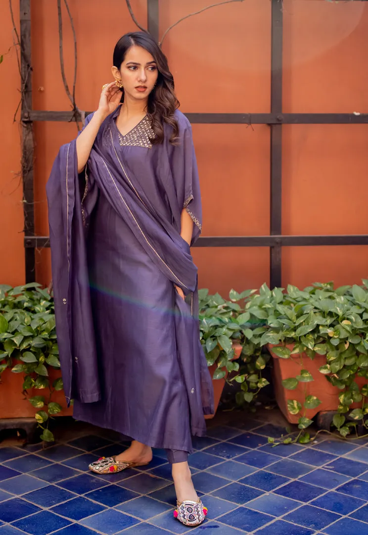 KAFTAN WITH TROUSER & DUPPTA