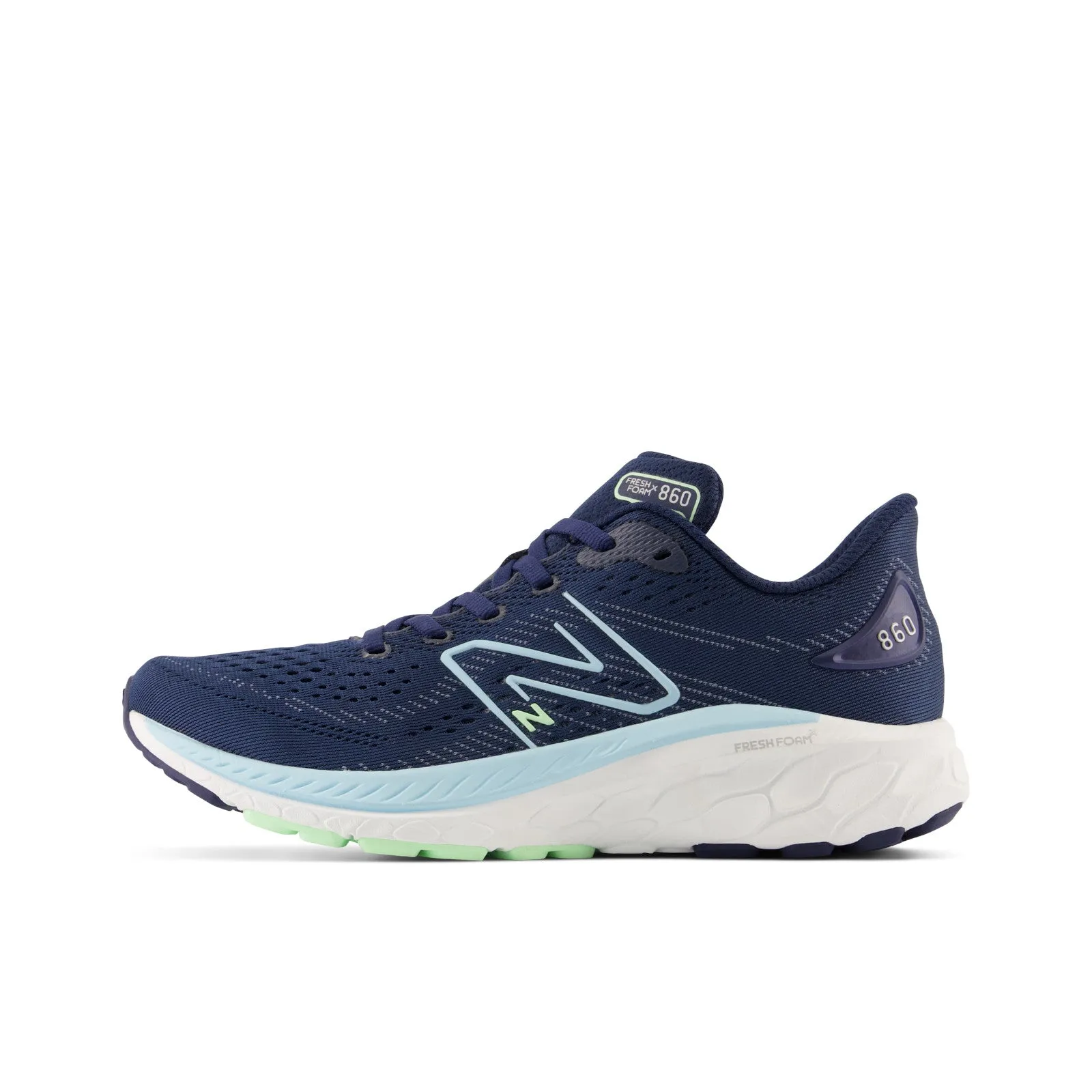 Kid’s Fresh Foam X 860 v13 (N - NB Navy/Bleach Blue/Green Aura)