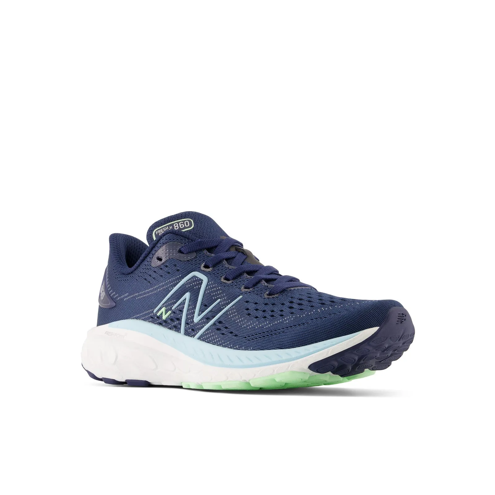 Kid’s Fresh Foam X 860 v13 (N - NB Navy/Bleach Blue/Green Aura)