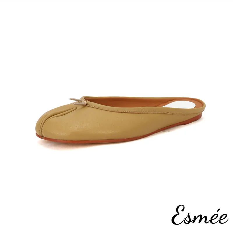 Leather Cloven Mules