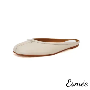 Leather Cloven Mules