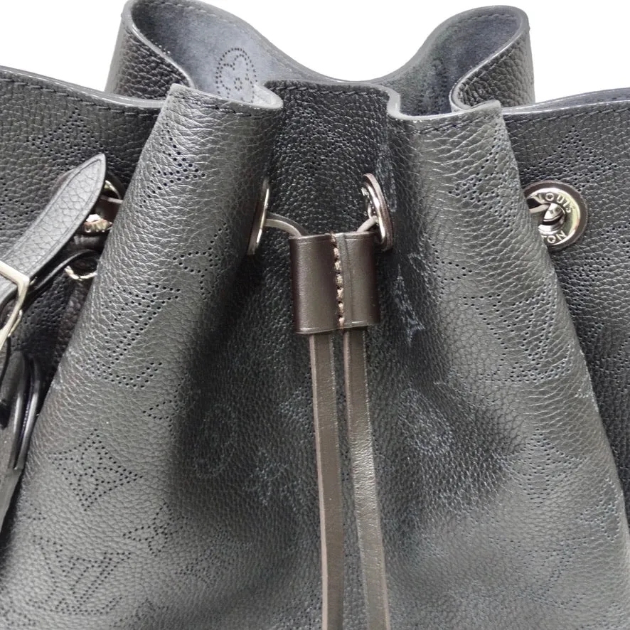 Louis Vuitton Black Monogram Mahina Muria Bag