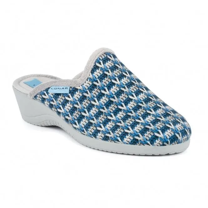 Lunar Womens Slipper Rainbow Blue