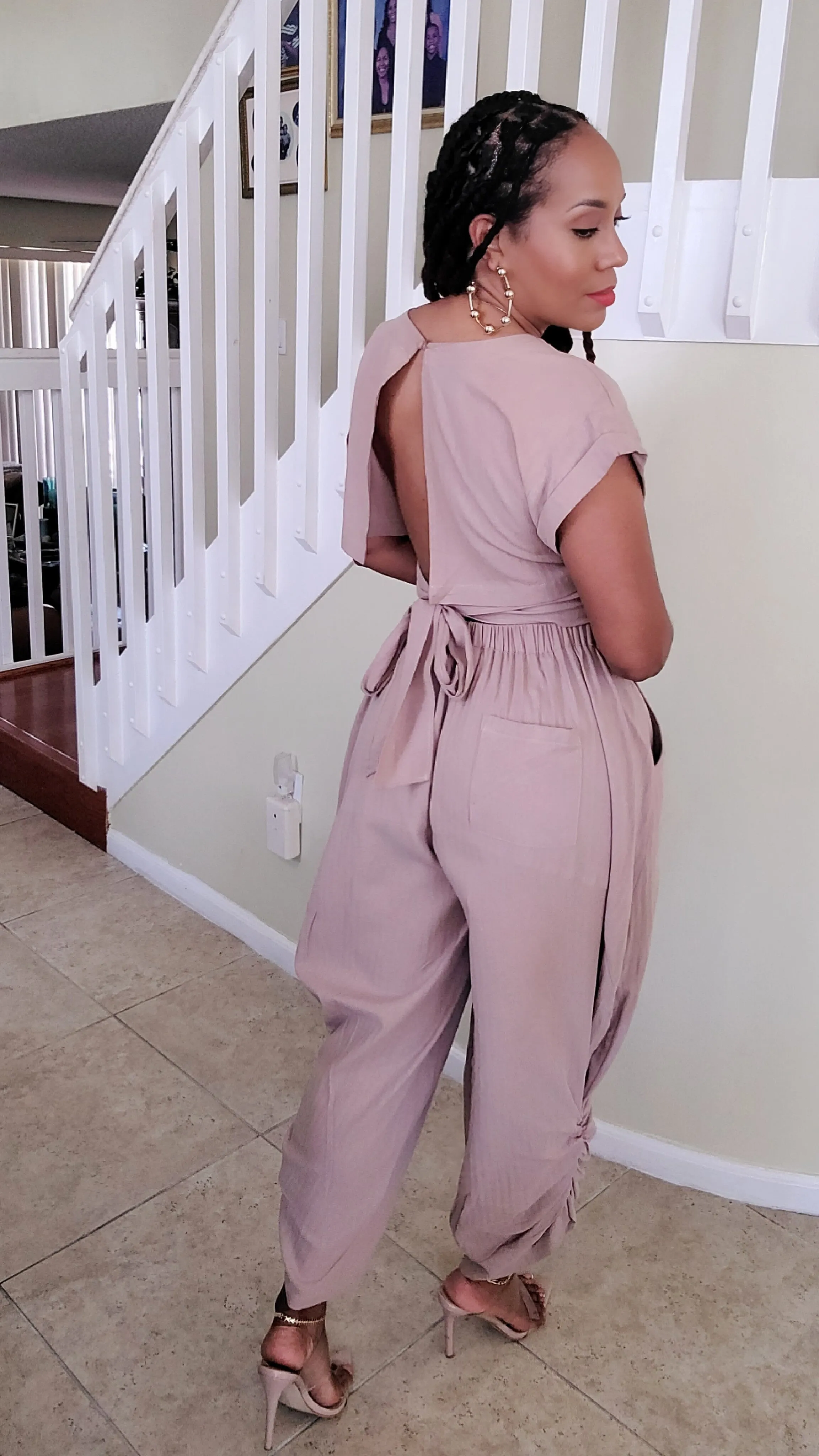 Madrid Harem Pant Set | Latte