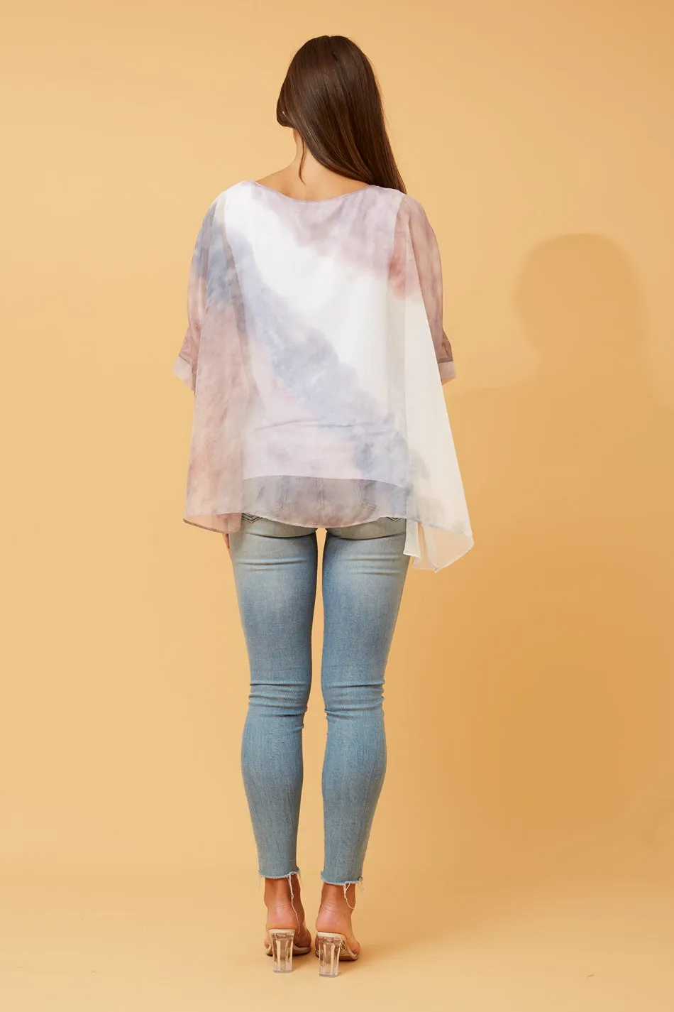 MARY BUTTERFLY PRINT TOP