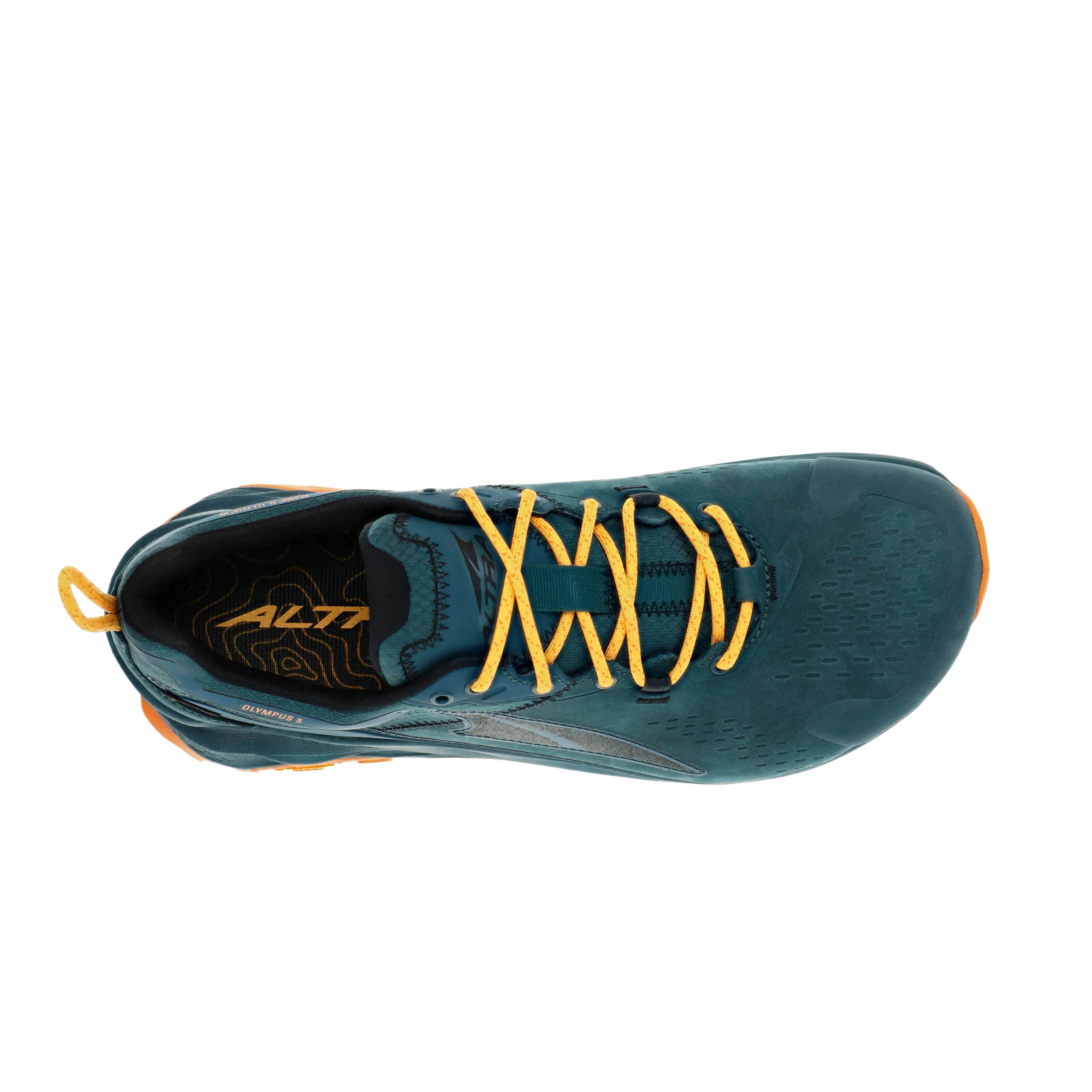 Men's Altra Olympus 5 Hike Low GTX Color: Deep Teal