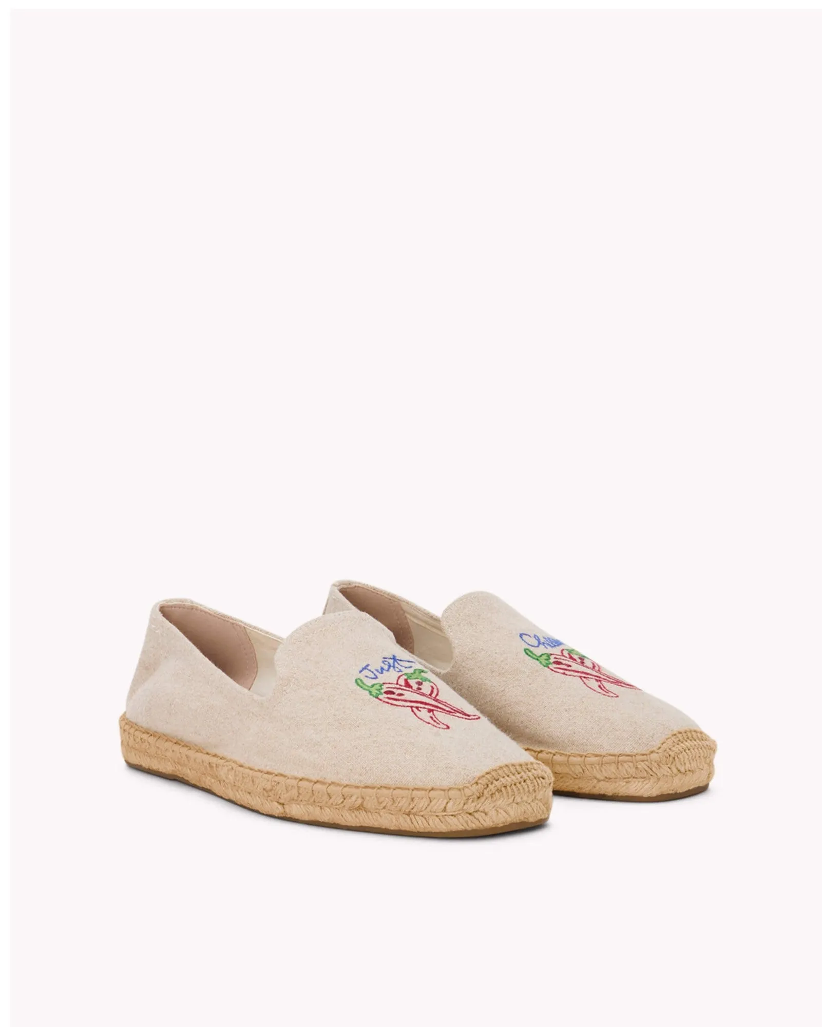 Mens_Espadrilles_The Smoking_Embroidery_Natural Undyed - Just Chillin
