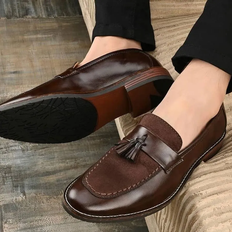 New Suede Tassel Loafers for Effortless Men's Party and Formal Wear-