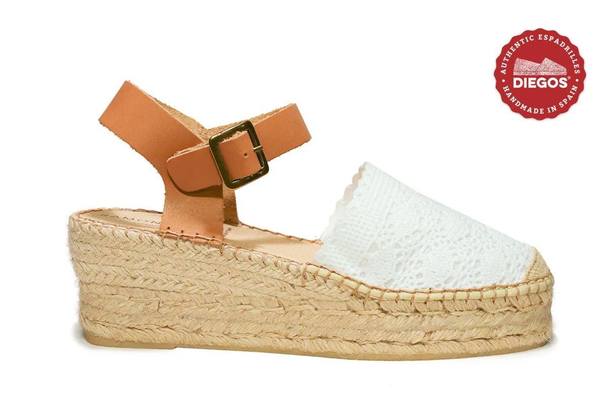 Nina platform low wedge sole