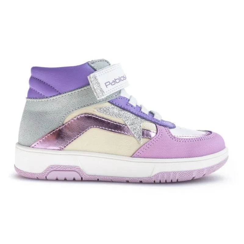 Pablosky Girls Leather Hightop Boot - 200208