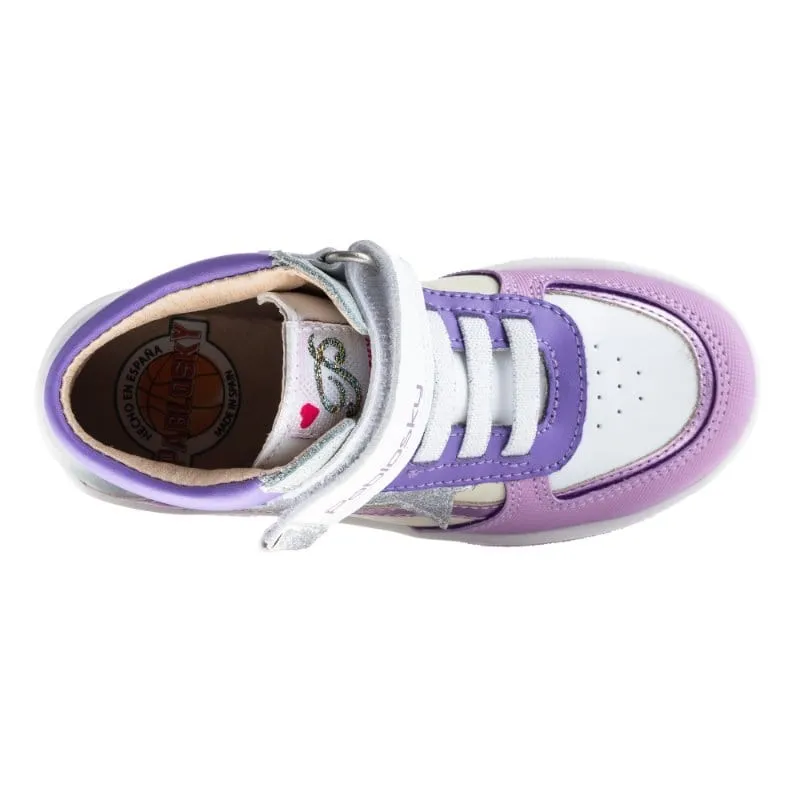 Pablosky Girls Leather Hightop Boot - 200208