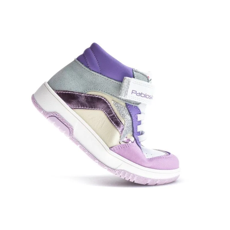 Pablosky Girls Leather Hightop Boot - 200208