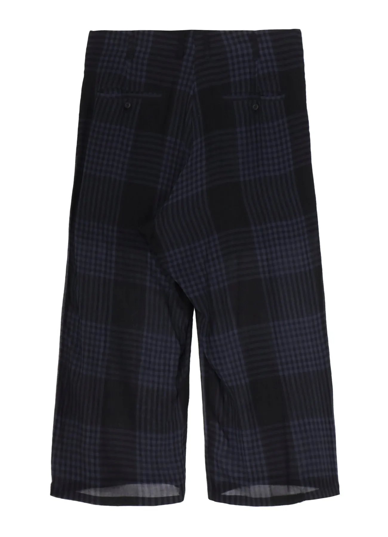 PIECE UNIQUE/THE SHOPCHECK PLAID SEAM POCKET PANTS