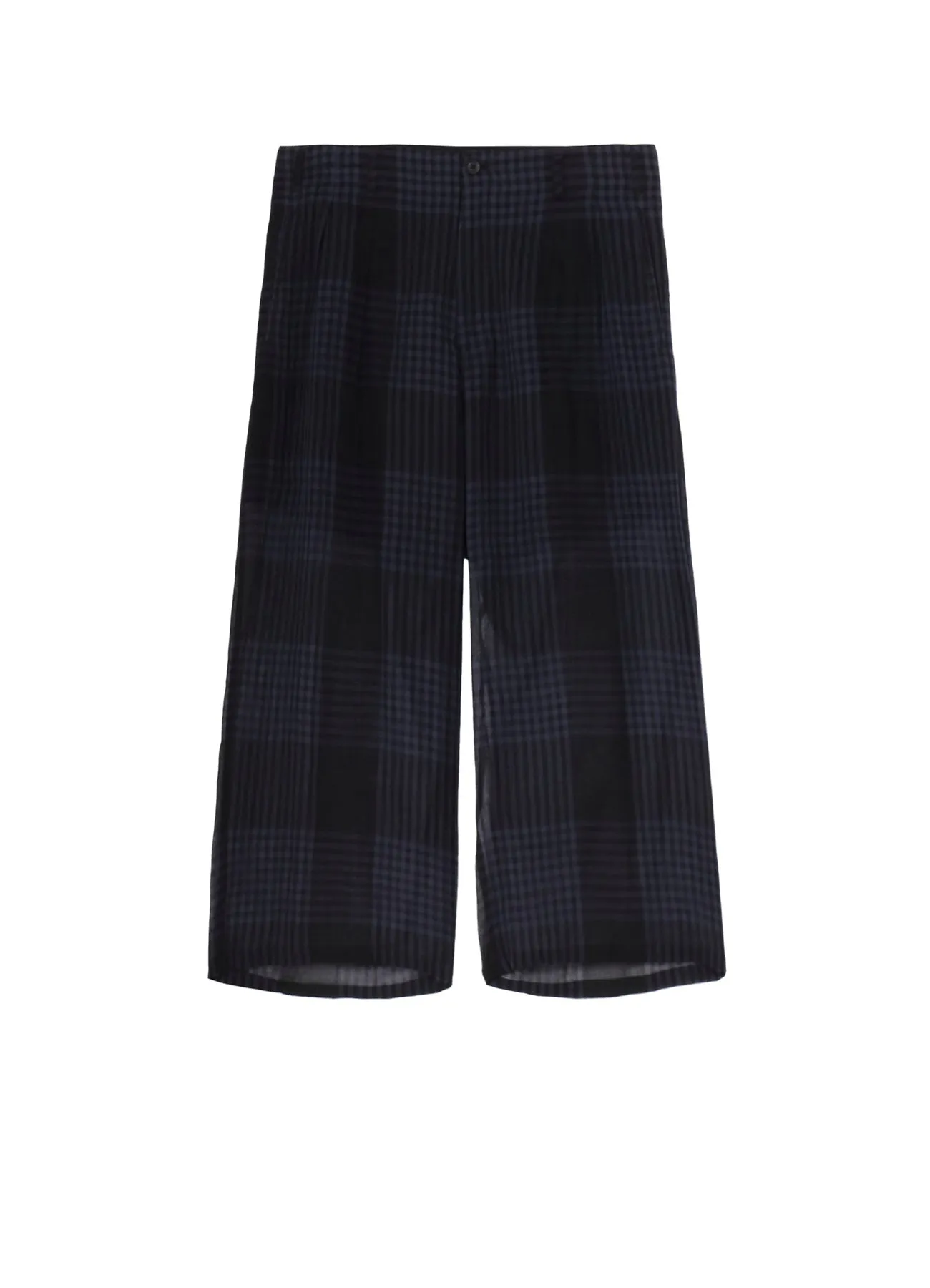PIECE UNIQUE/THE SHOPCHECK PLAID SEAM POCKET PANTS