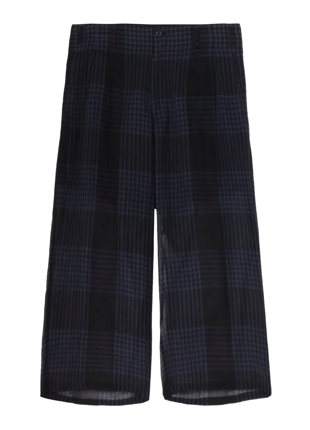 PIECE UNIQUE/THE SHOPCHECK PLAID SEAM POCKET PANTS