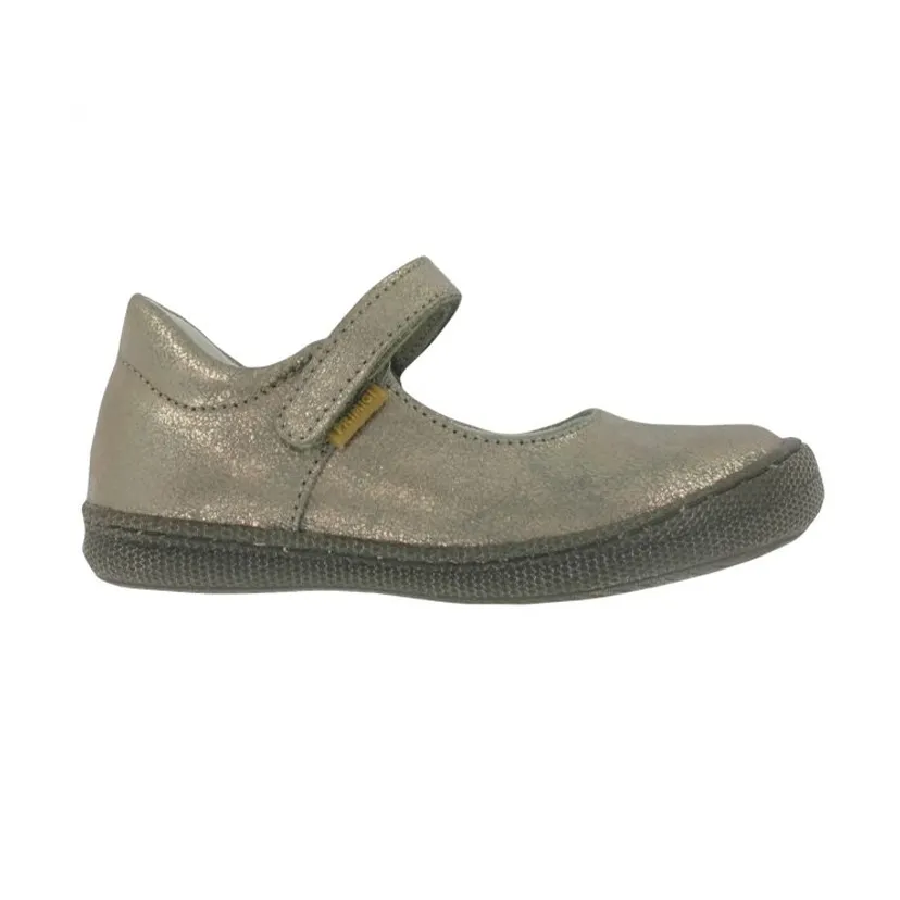 Primigi Metallic Leather Mary Janes