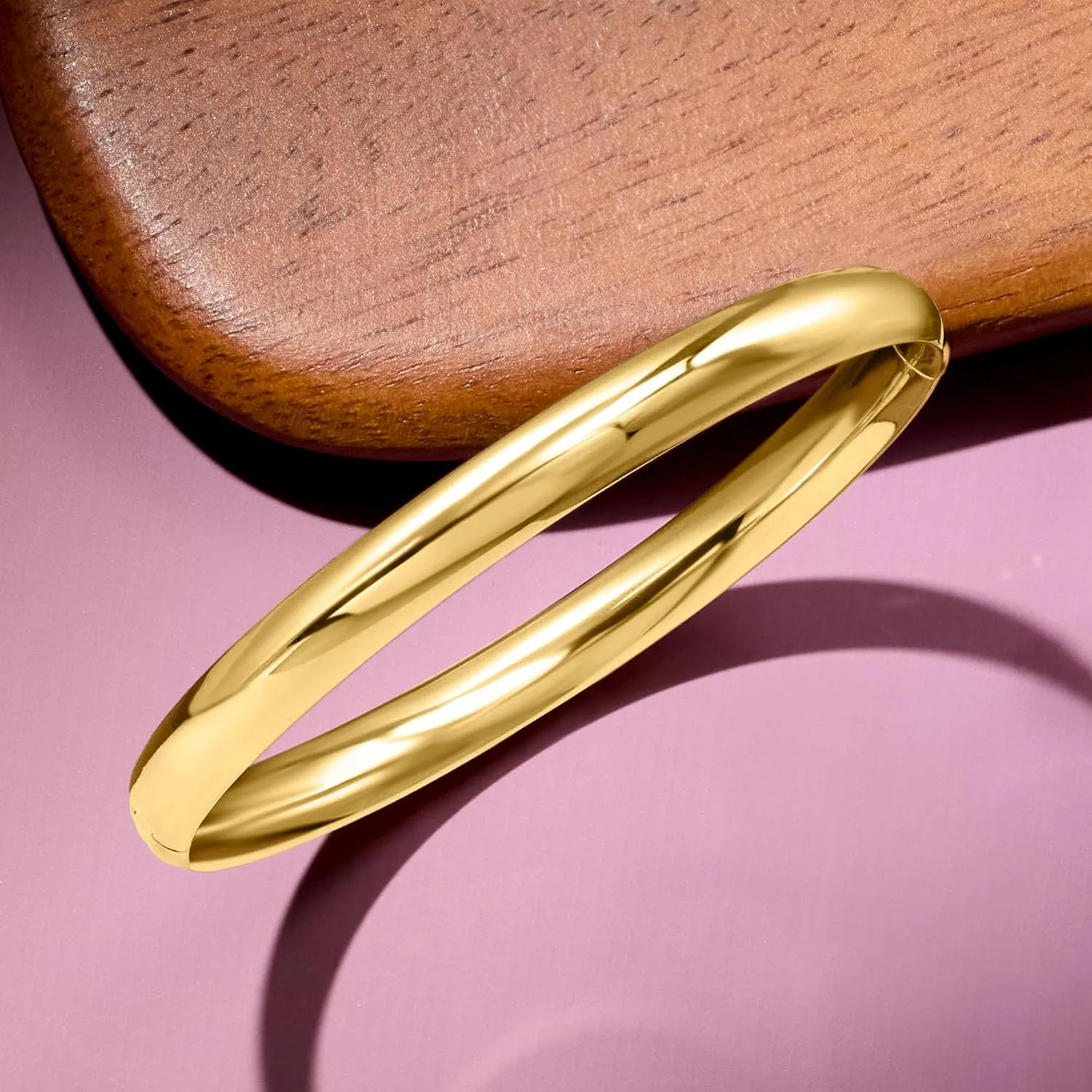 Ross-Simons 14kt Yellow Gold Polished Bangle Bracelet