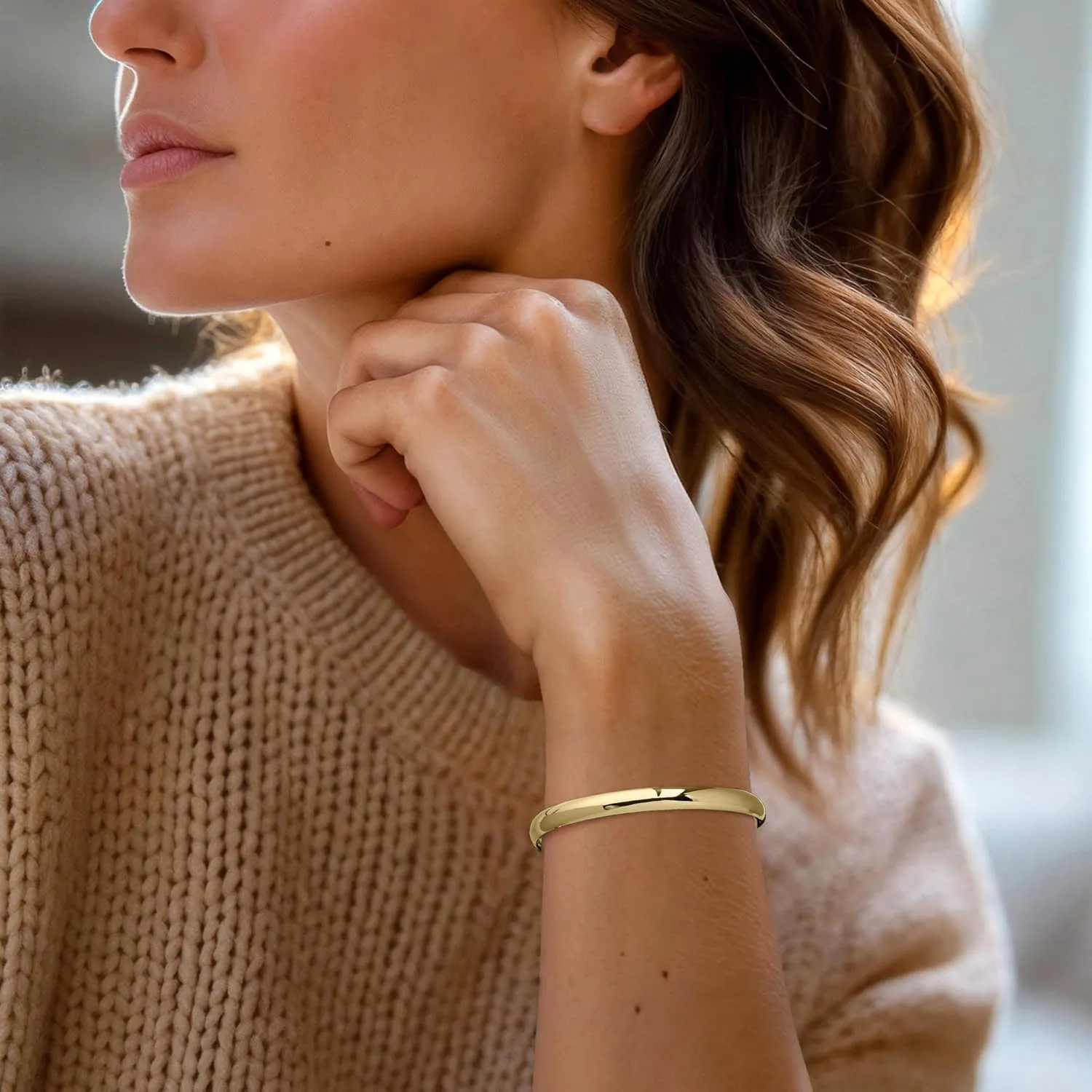 Ross-Simons 14kt Yellow Gold Polished Bangle Bracelet