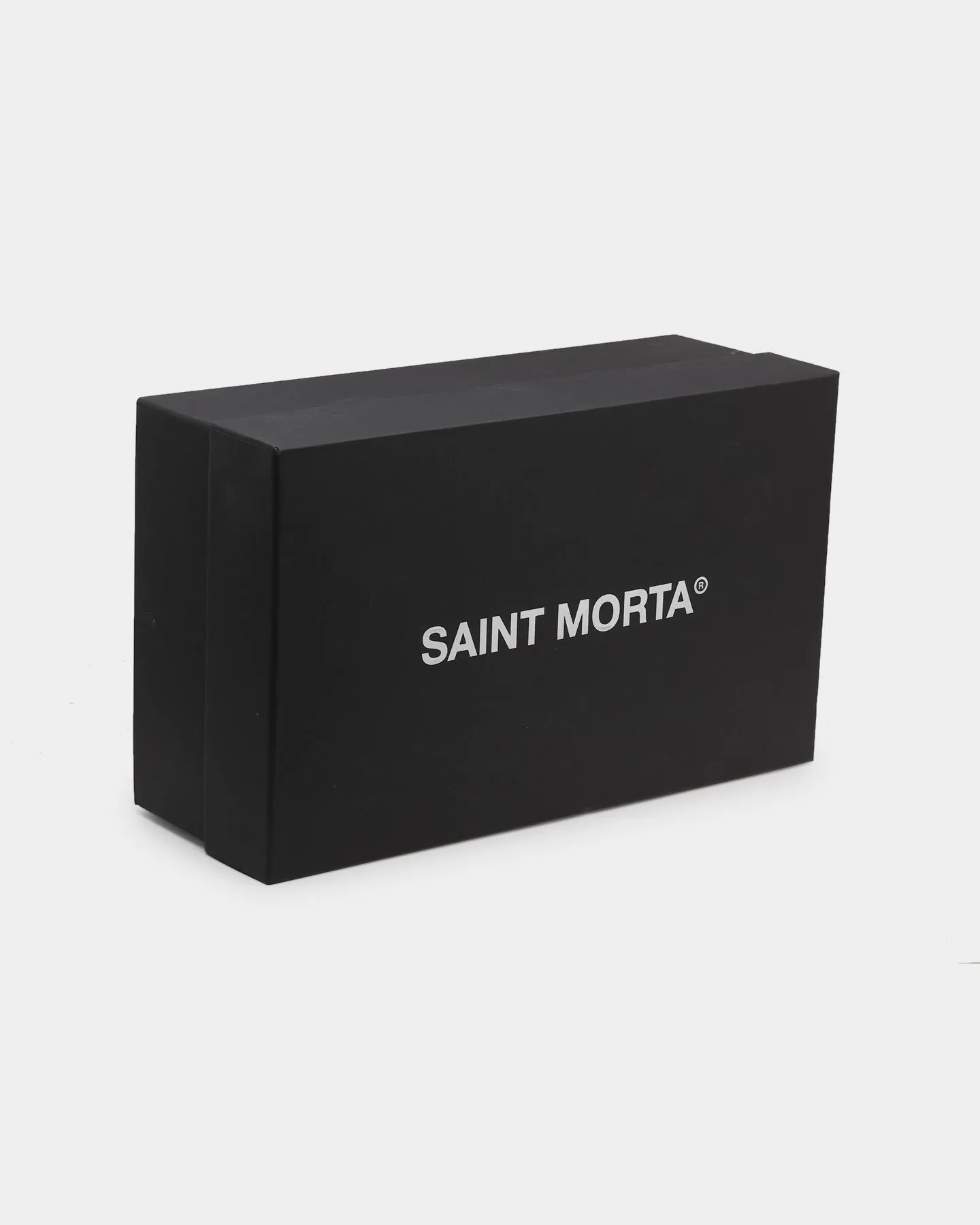 Saint Morta Hemisphere Leather Slip On Loafer Black/White